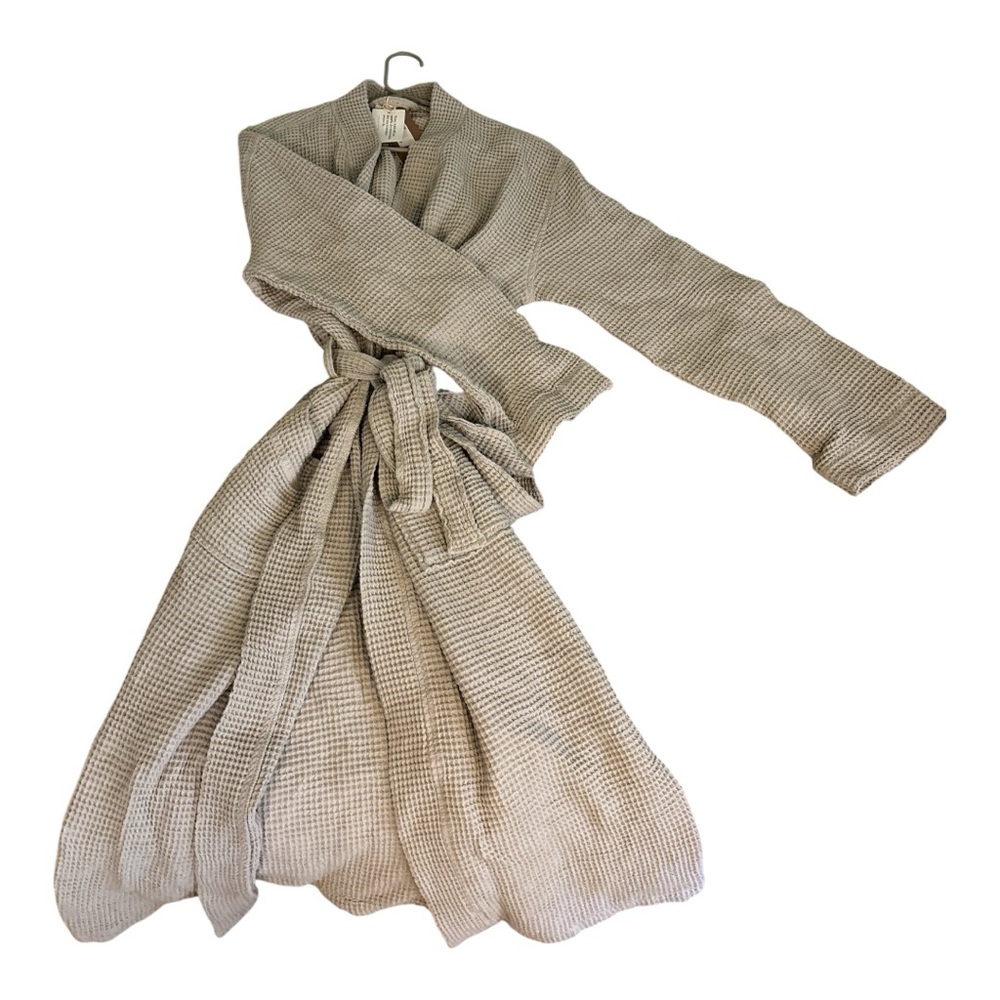 Coyuchi Waffle Knit Lounge Robe(New w/ Tags)